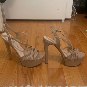 Chinese Laundry Nude Platform Heels!